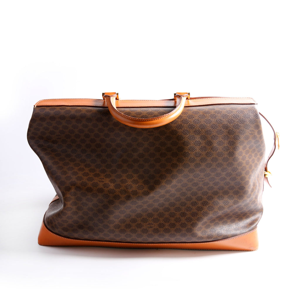 Macadam Canvas Weekender Bag Vintage