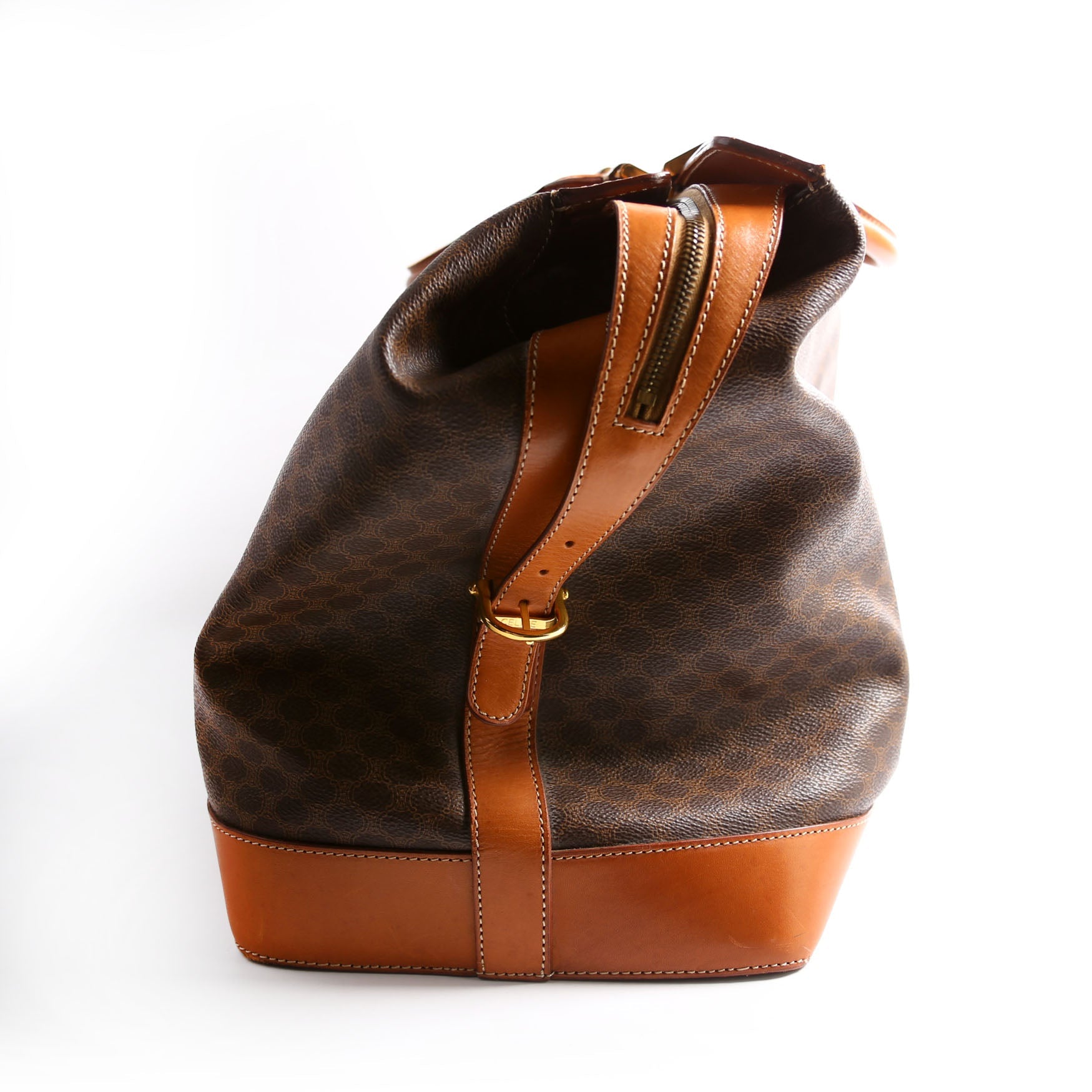 Macadam Canvas Weekender Bag Vintage
