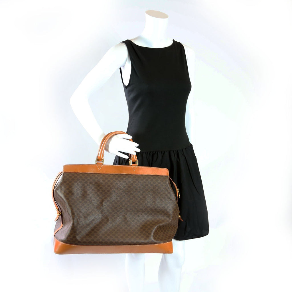 Macadam Canvas Weekender Bag Vintage