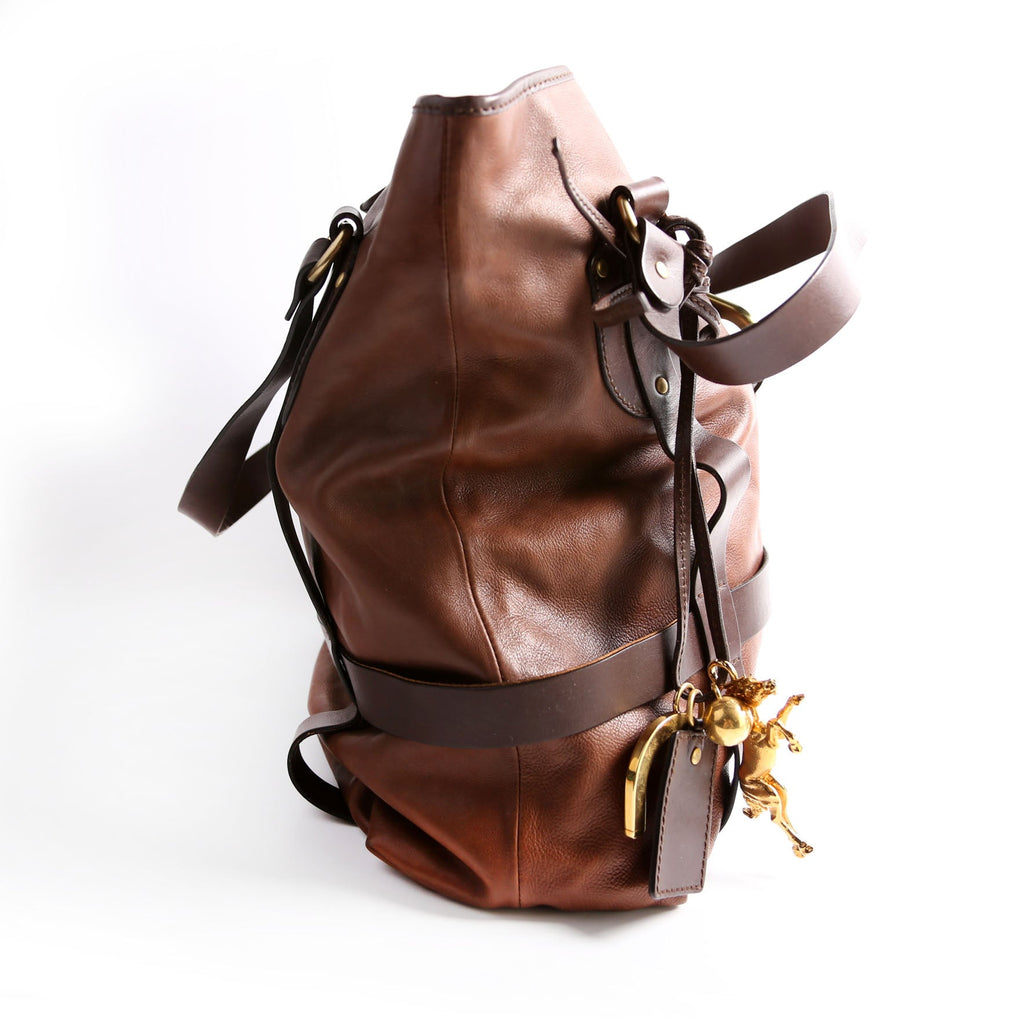 Kerala Large Tote Leather Brown