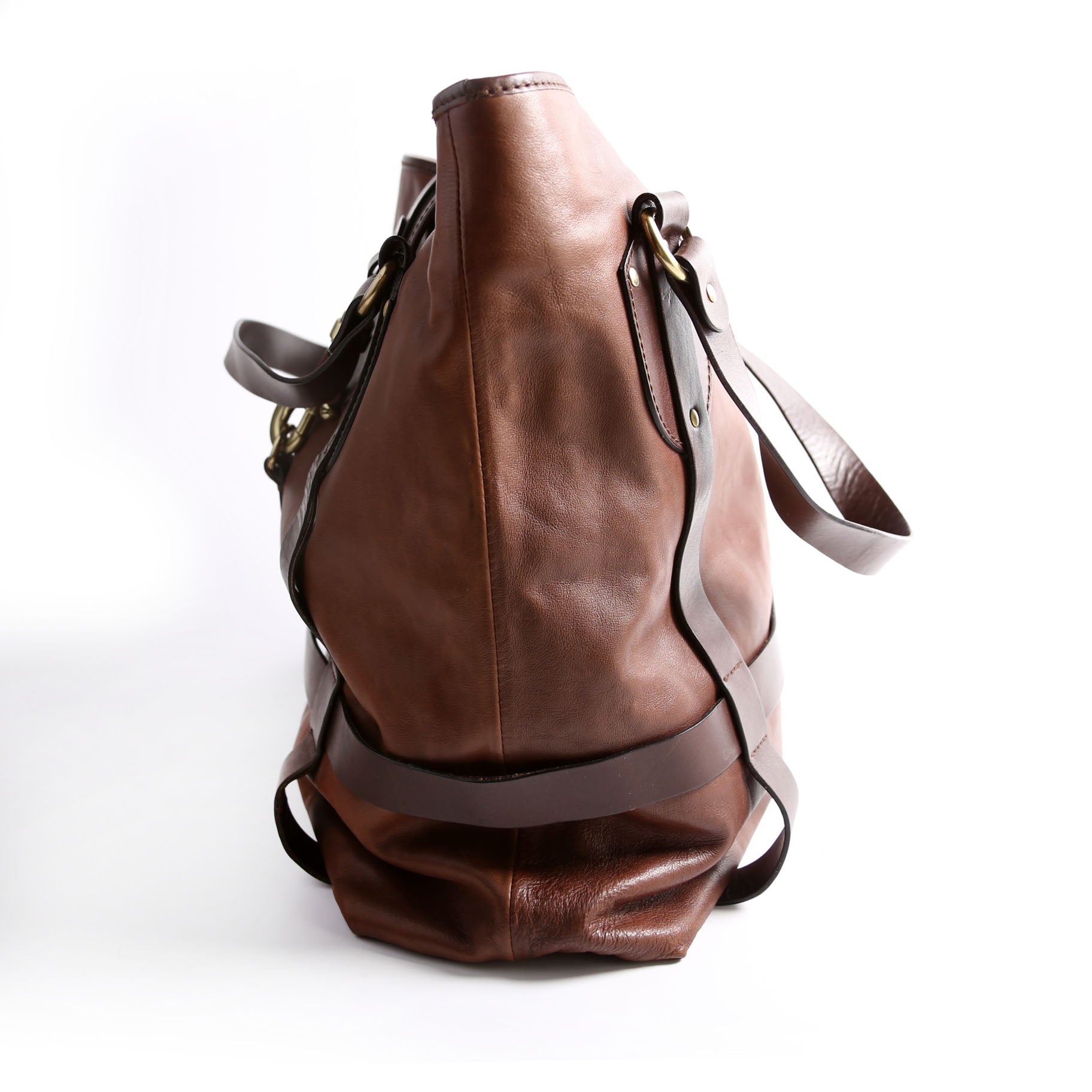 Kerala Large Tote Leather Brown
