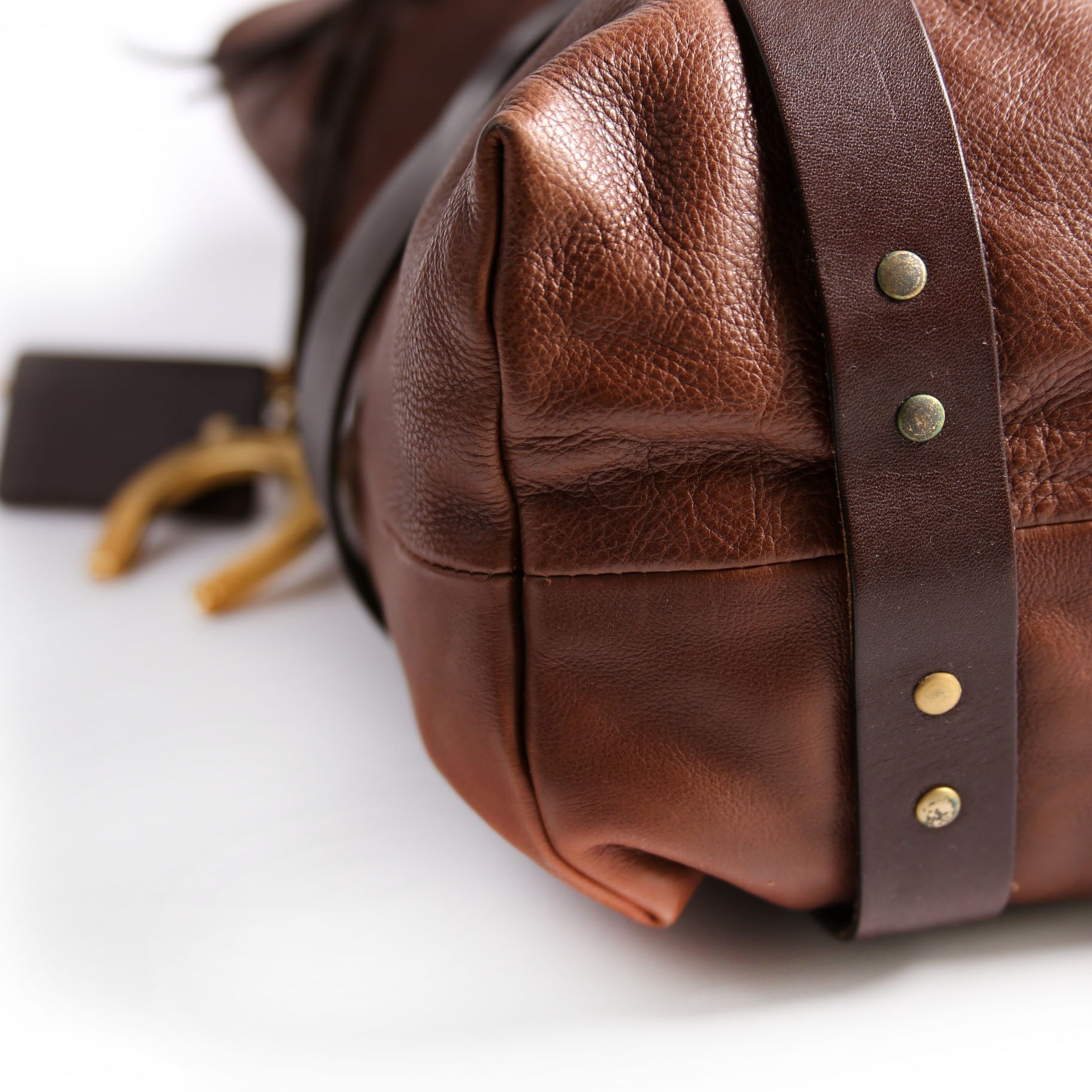 Kerala Large Tote Leather Brown