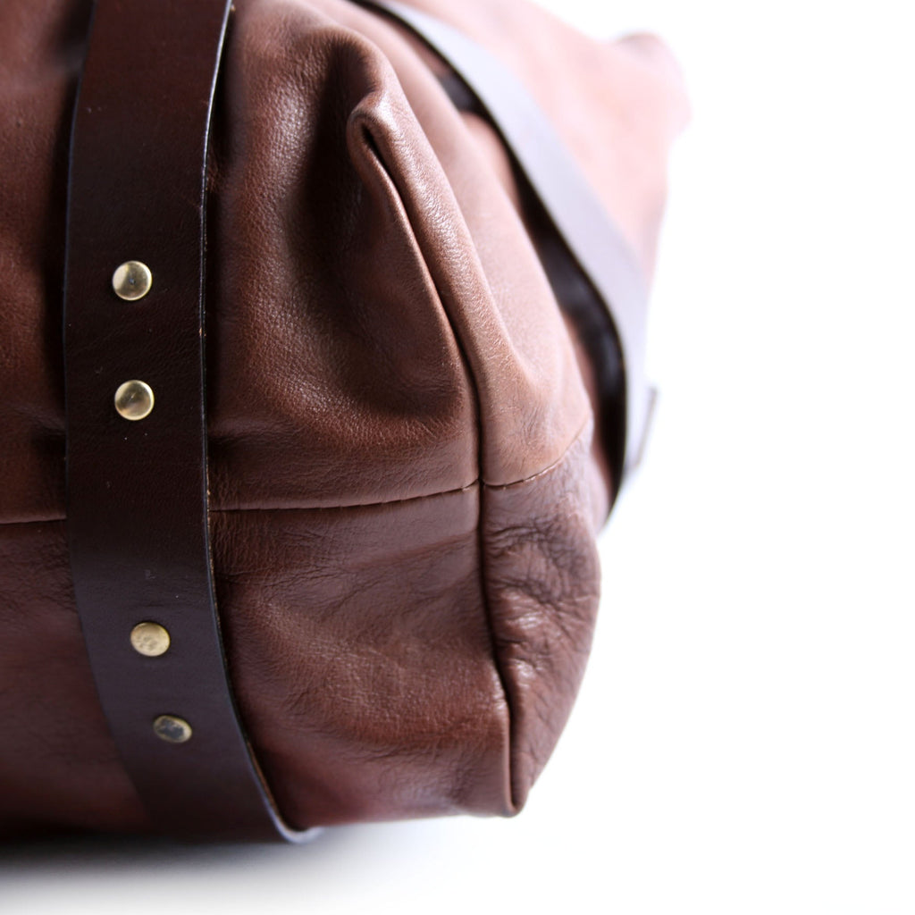 Kerala Large Tote Leather Brown