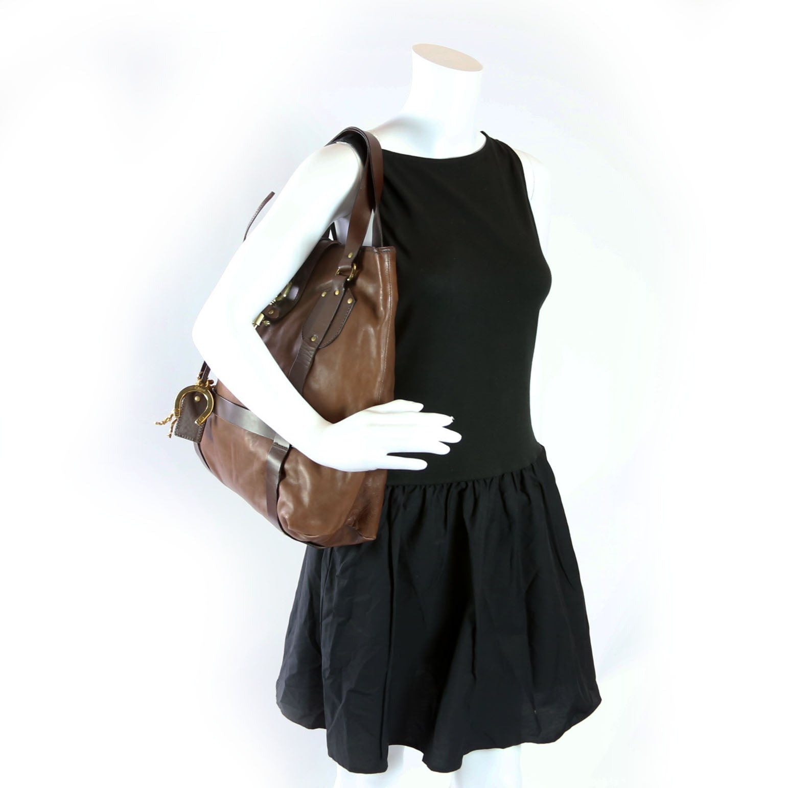 Kerala Large Tote Leather Brown