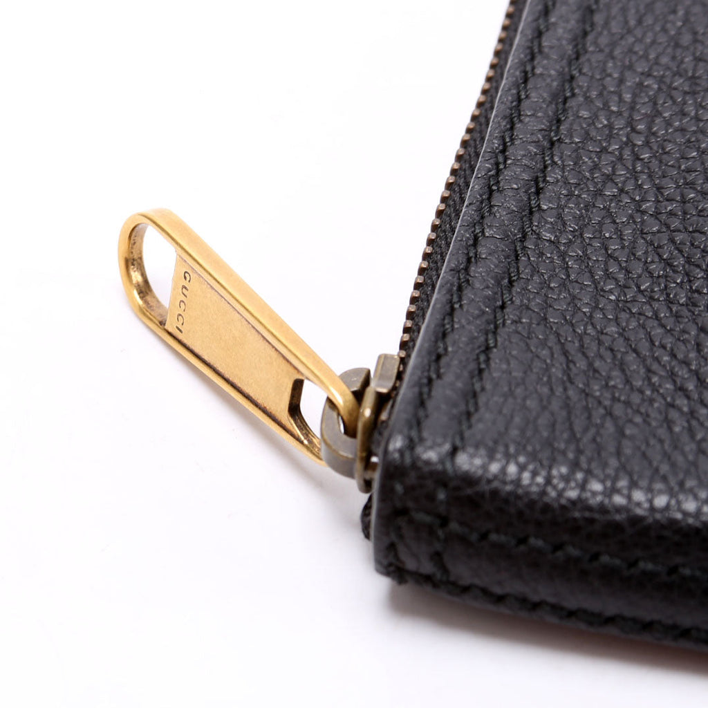 500984 Retro Logo Portfolio Large Pouch Black