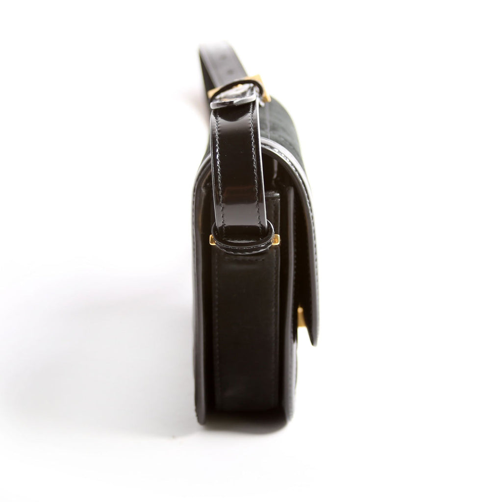 Solferino Shoulder Bag Leather/Suede 739139 Black