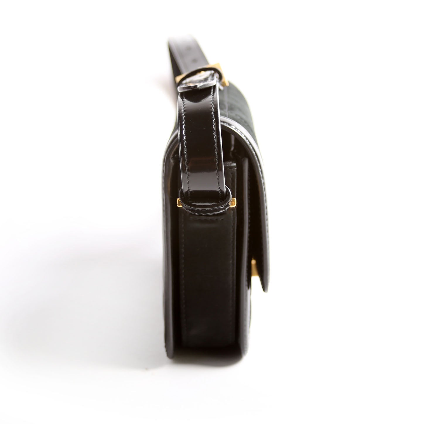 Solferino Shoulder Bag Leather/Suede 739139 Black
