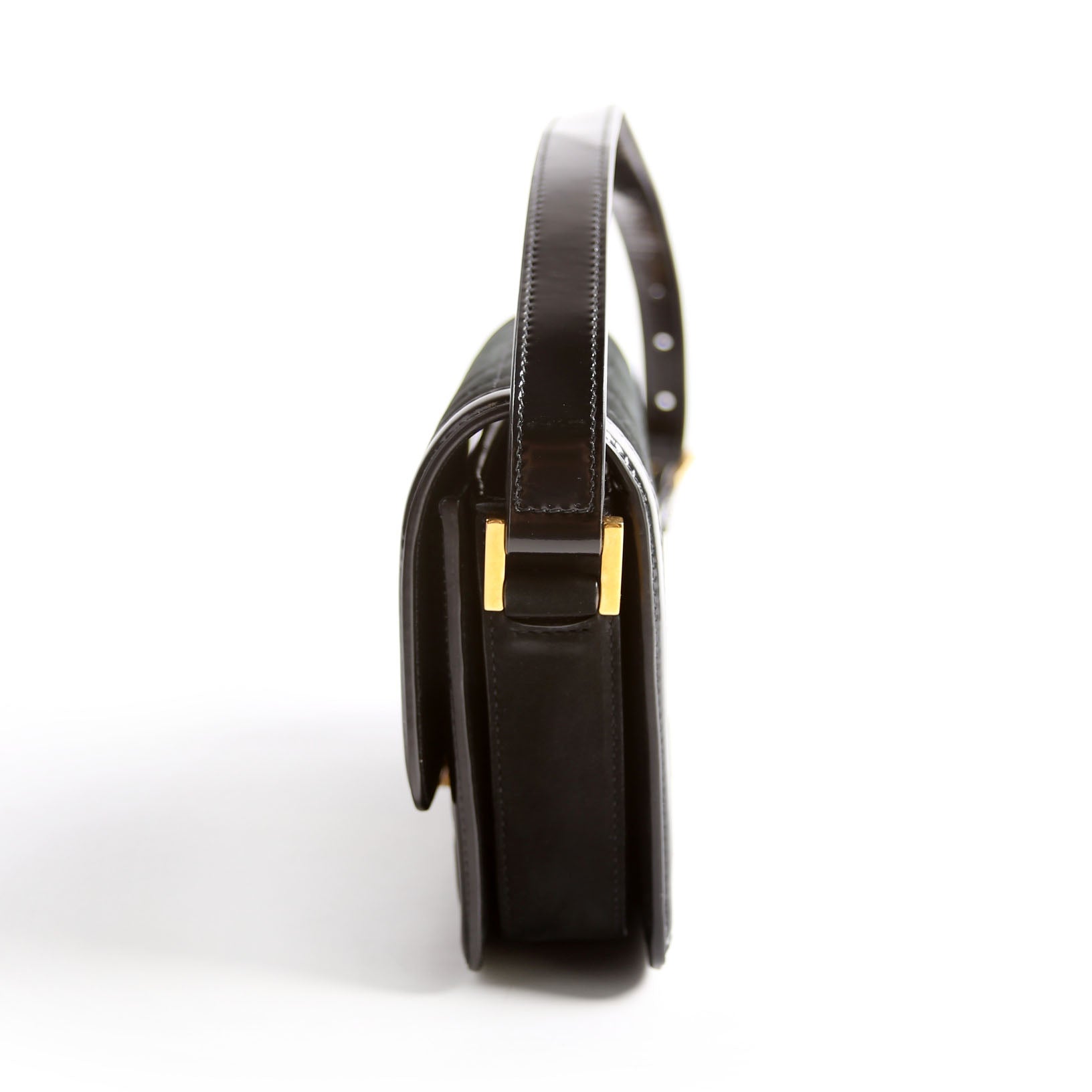 Solferino Shoulder Bag Leather/Suede 739139 Black