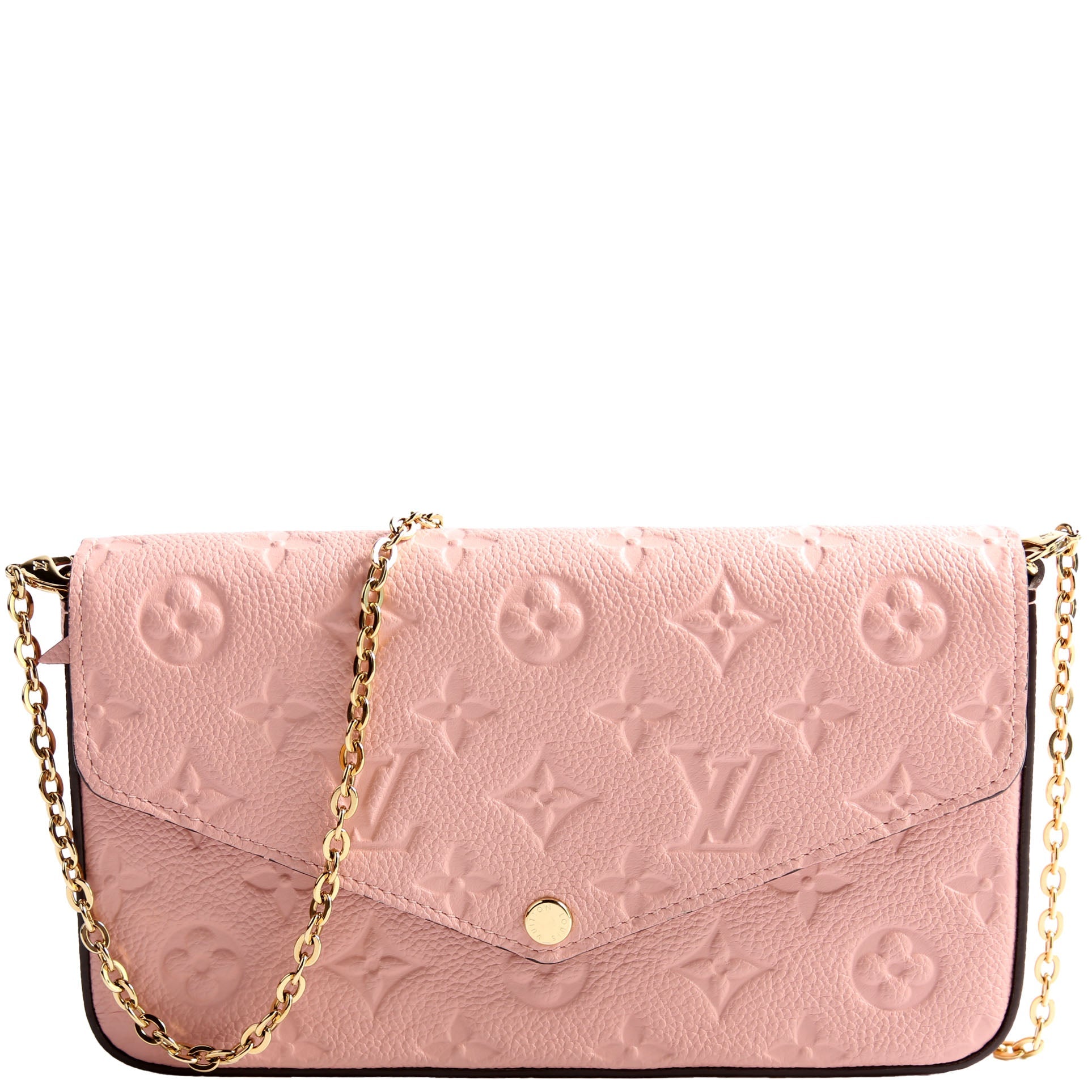Pochette Felicie Empreinte Pink