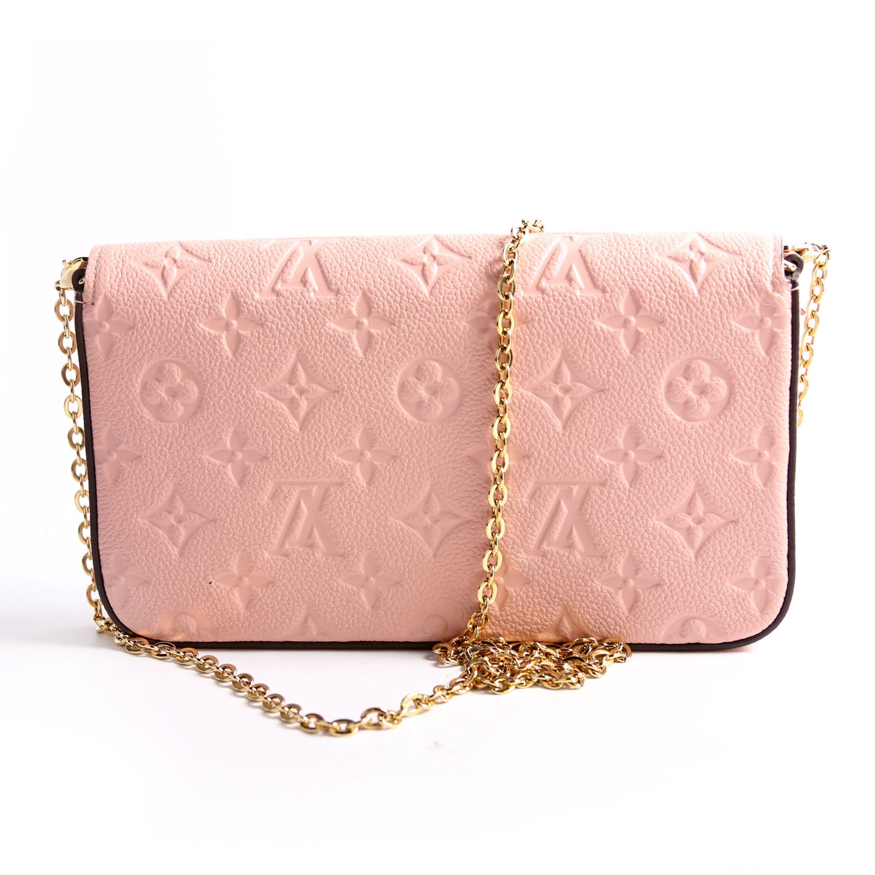 Pochette Felicie Empreinte Pink
