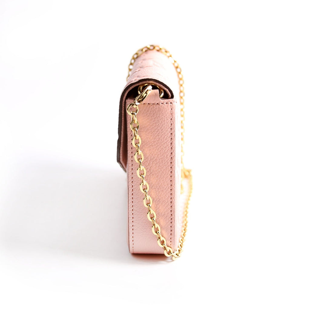 Pochette Felicie Empreinte Pink