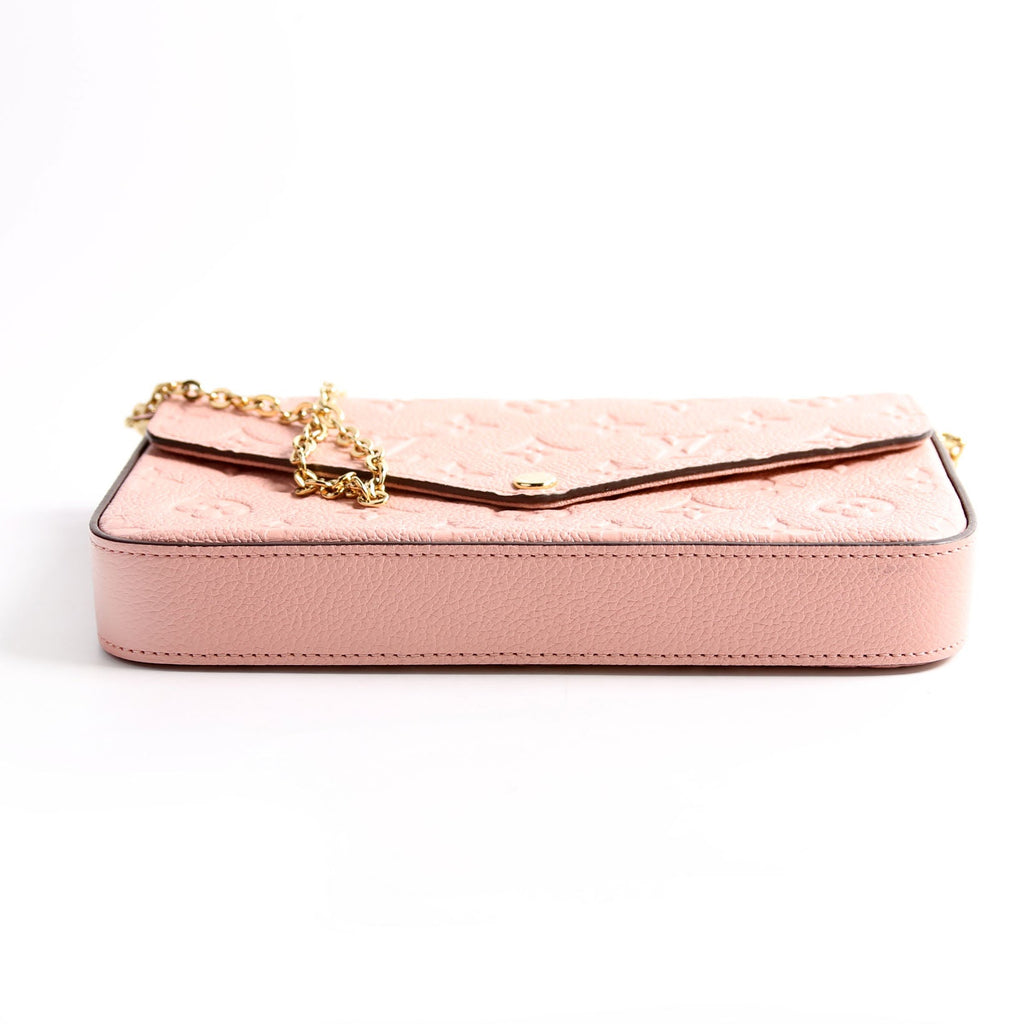 Pochette Felicie Empreinte Pink