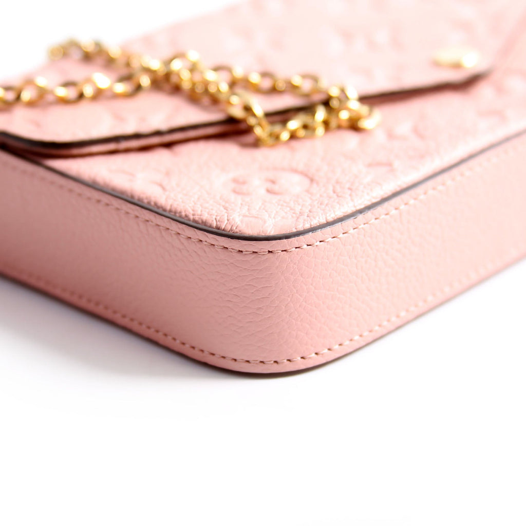 Pochette Felicie Empreinte Pink