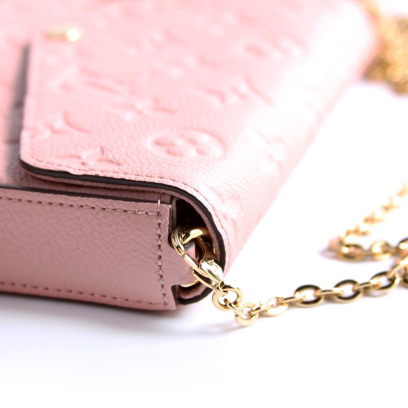 Pochette Felicie Empreinte Pink