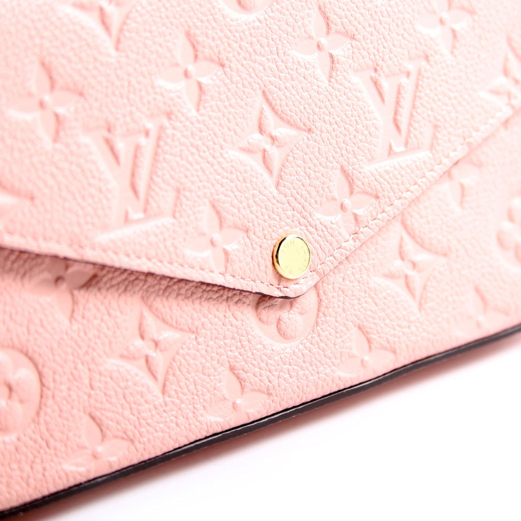 Pochette Felicie Empreinte Pink