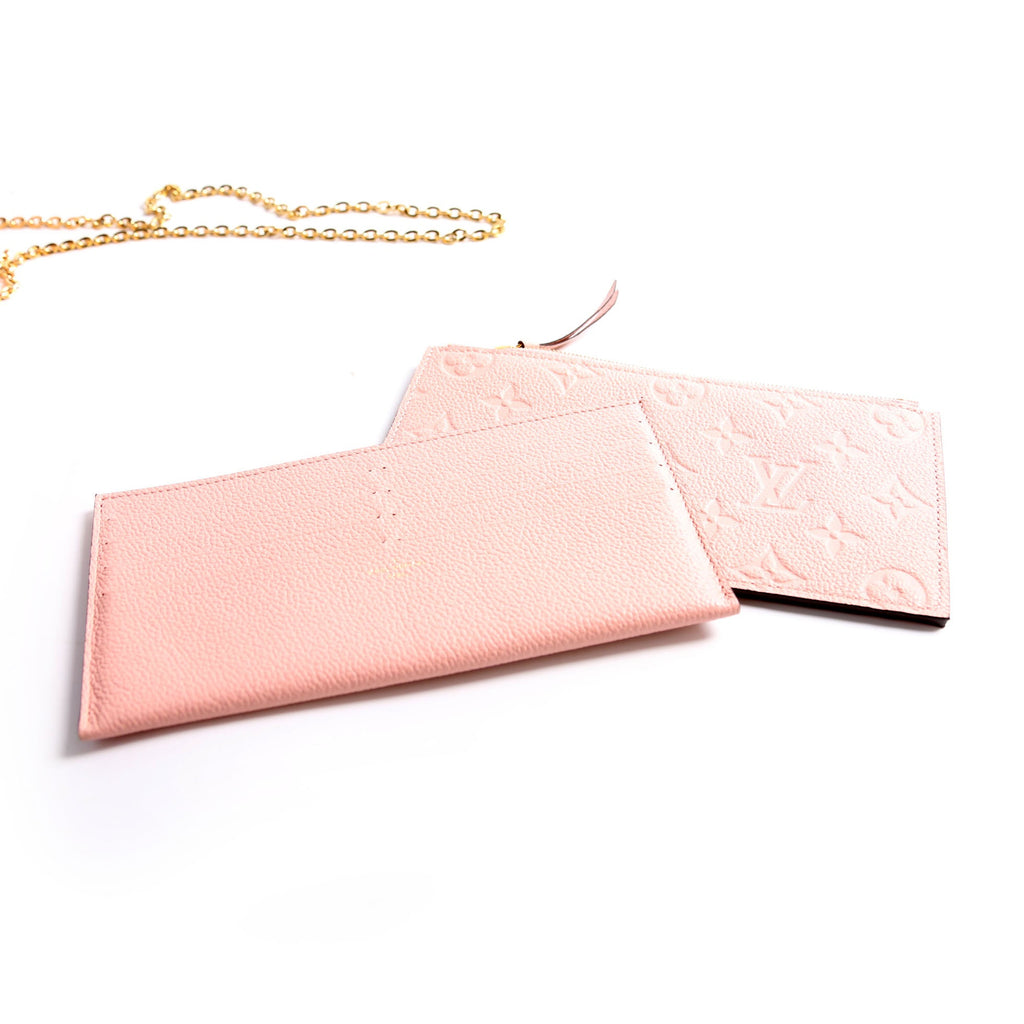 Pochette Felicie Empreinte Pink