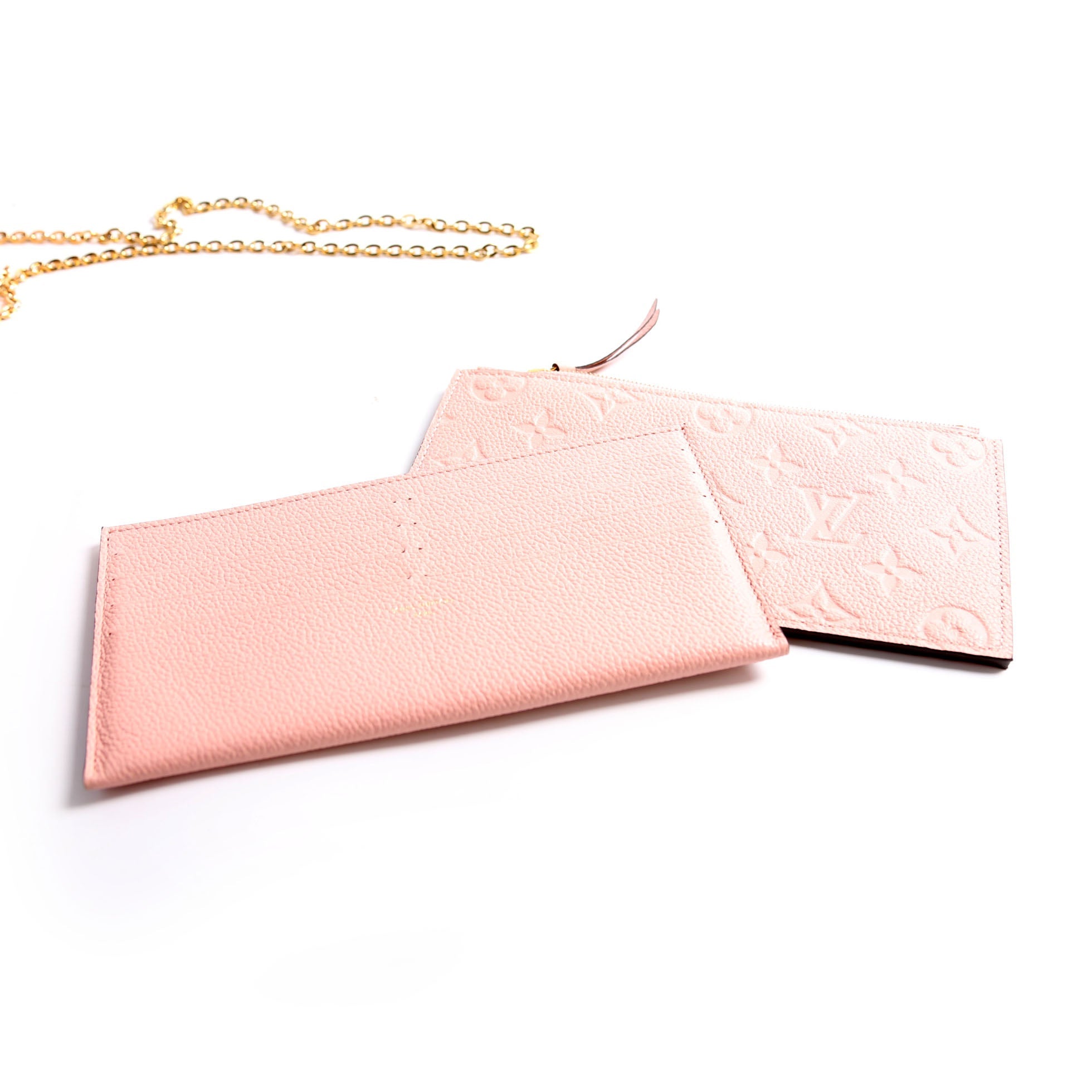 Pochette Felicie Empreinte Pink