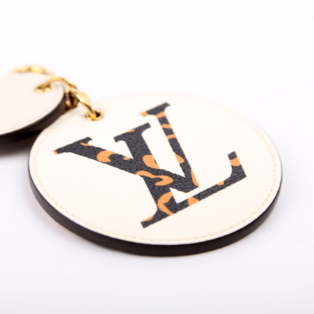 Bag Charm/Key Ring Giant Jungle Black/Orange