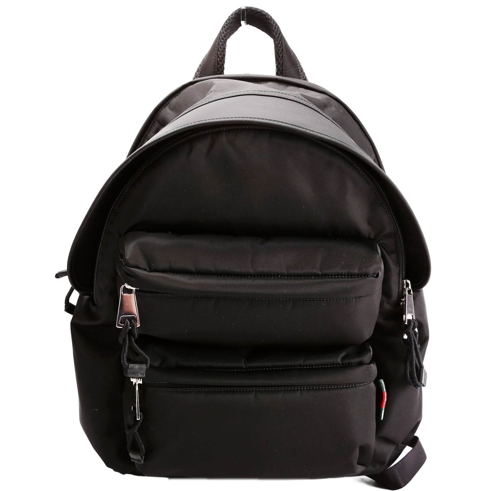 800265 Logo Nylon Backpack Medium Black