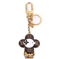 Vivienne Jungle Resin Wood Bag Charm Brown