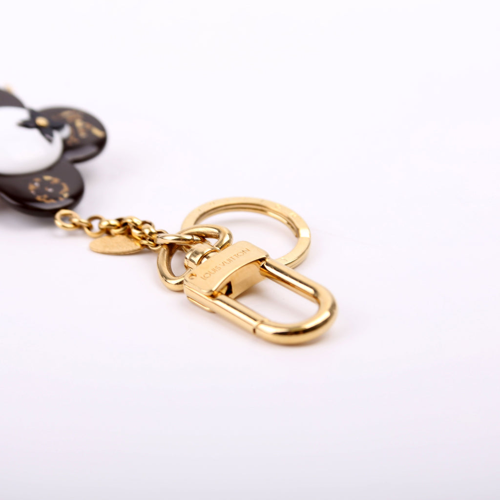Vivienne Jungle Resin Wood Bag Charm Brown