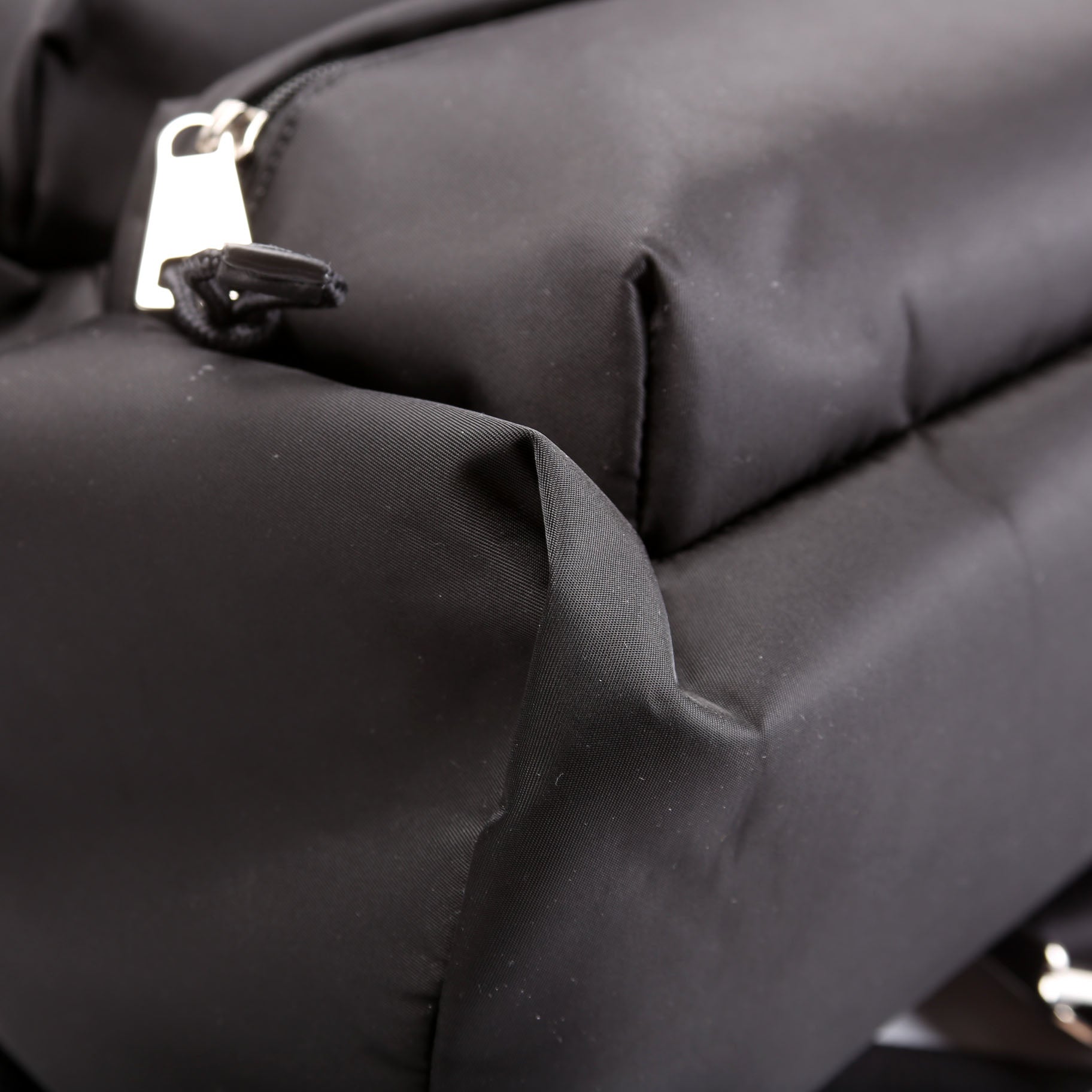 800265 Logo Nylon Backpack Medium Black