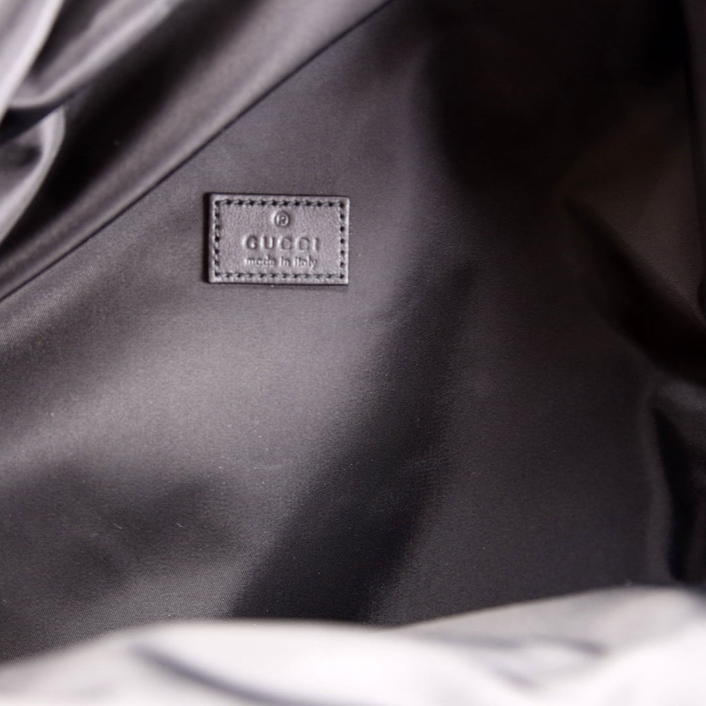 800265 Logo Nylon Backpack Medium Black