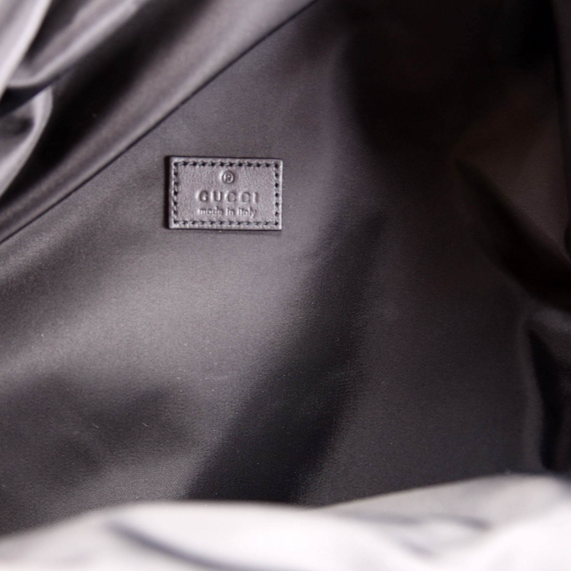 800265 Logo Nylon Backpack Medium Black