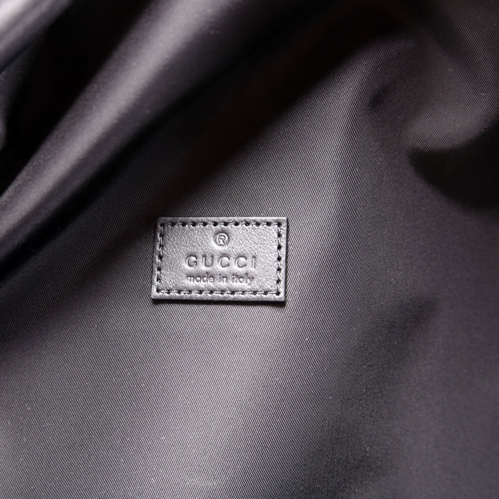 800265 Logo Nylon Backpack Medium Black