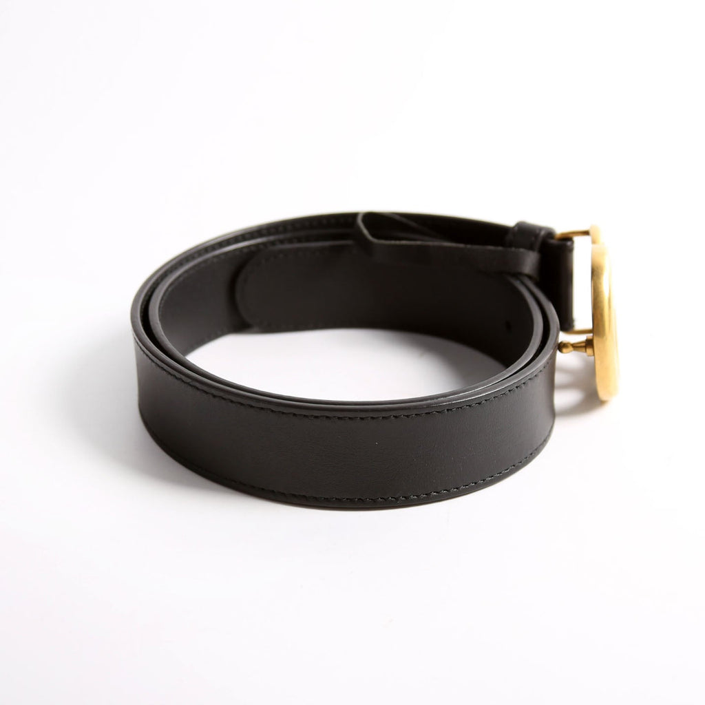 414516 GG Marmont Belt Size 75/30 Black