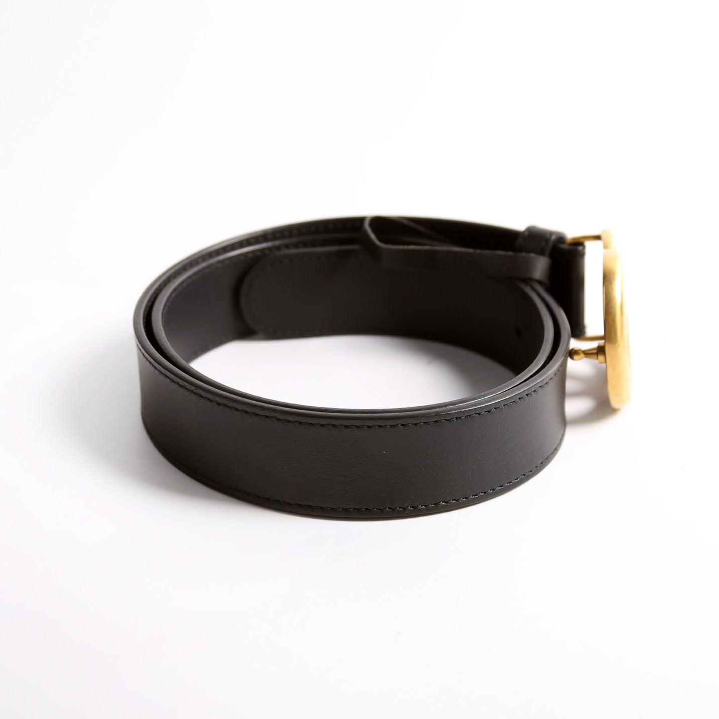 414516 GG Marmont Belt Size 75/30 Black