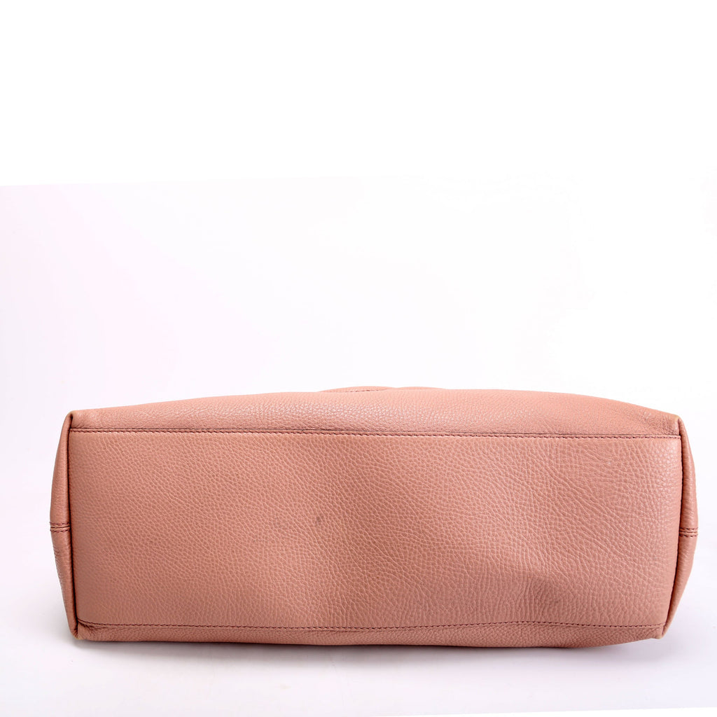 Gucci 308982 Soho Leather Shoulder Medium Tan