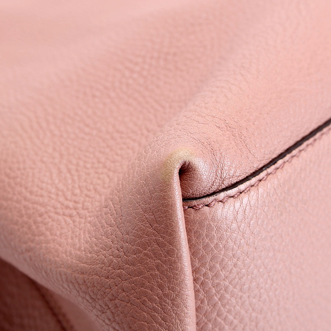 Gucci 308982 Soho Leather Shoulder Medium Tan