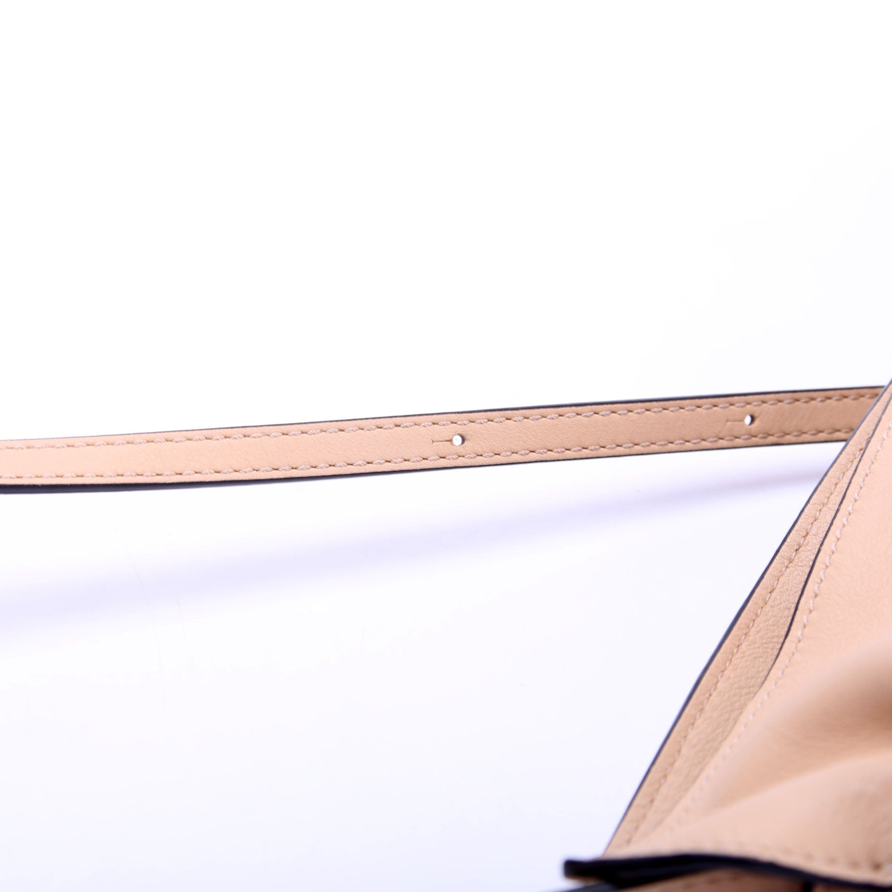 Flamenco Knot Clutch Calfskin Small Tan