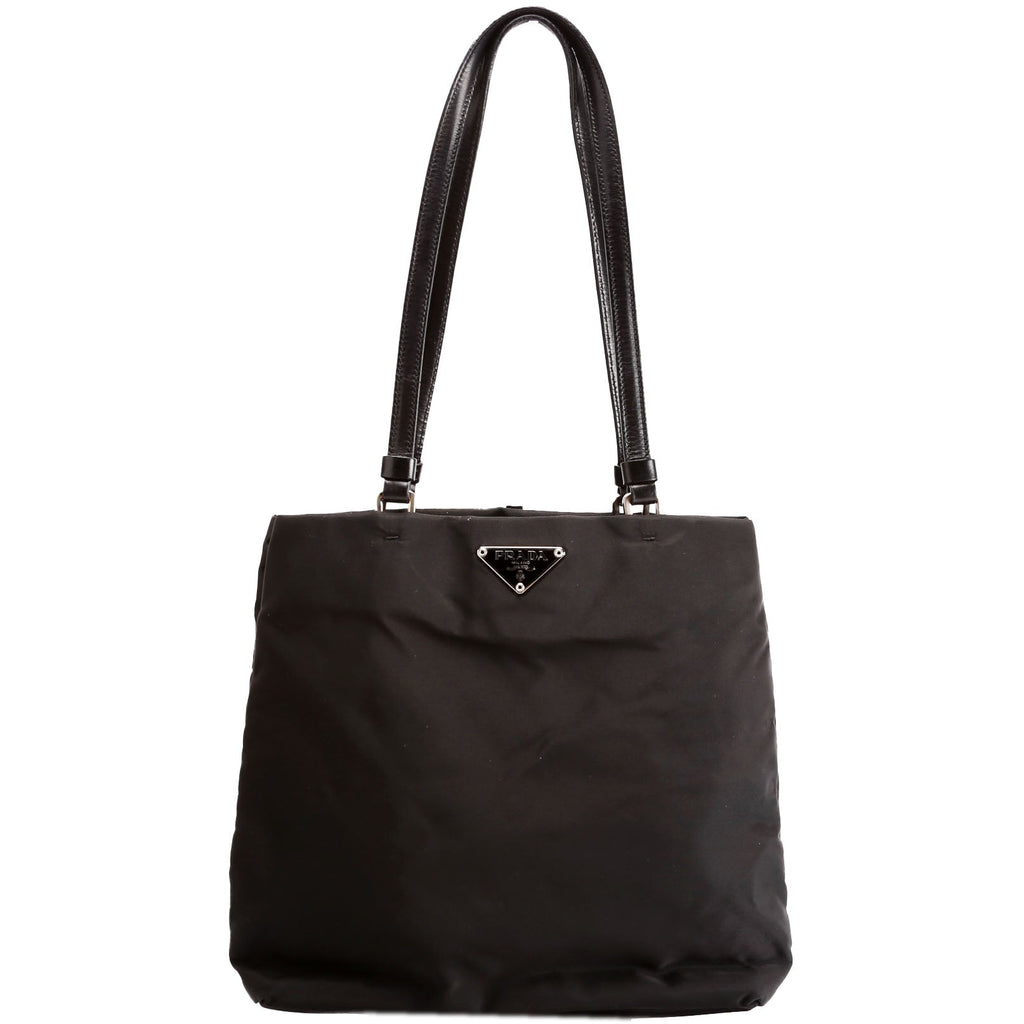B11214 Tessuto Nylon Mini Tote Black