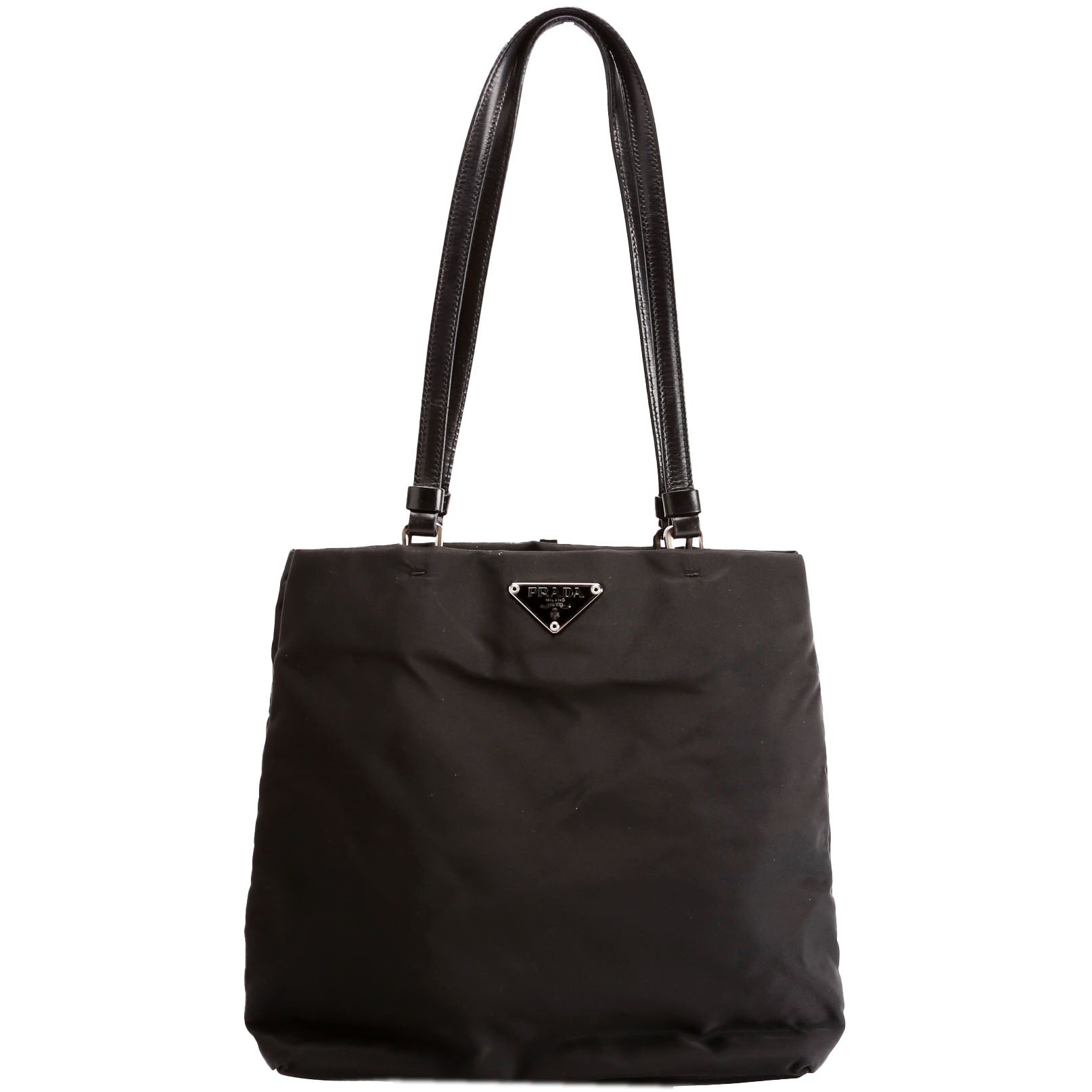 B11214 Tessuto Nylon Mini Tote Black