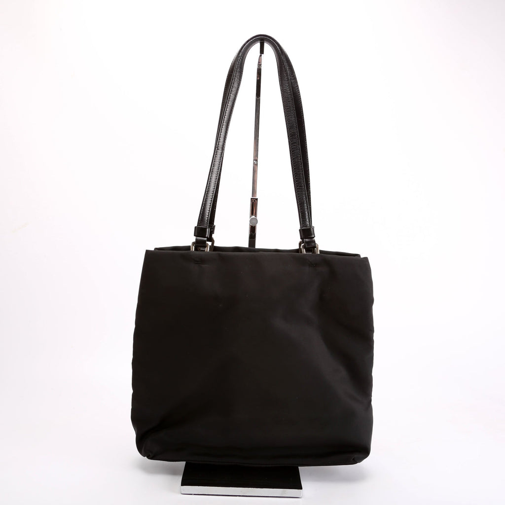 B11214 Tessuto Nylon Mini Tote Black
