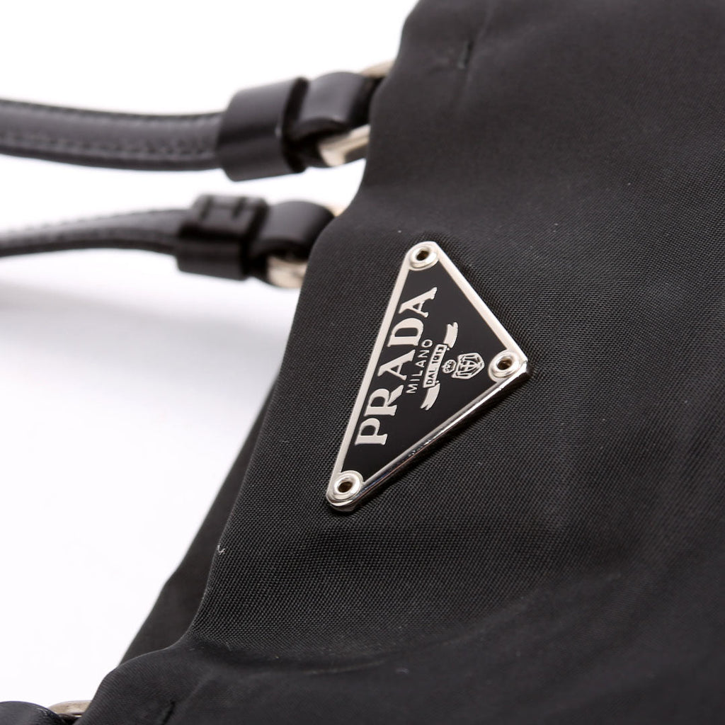B11214 Tessuto Nylon Mini Tote Black