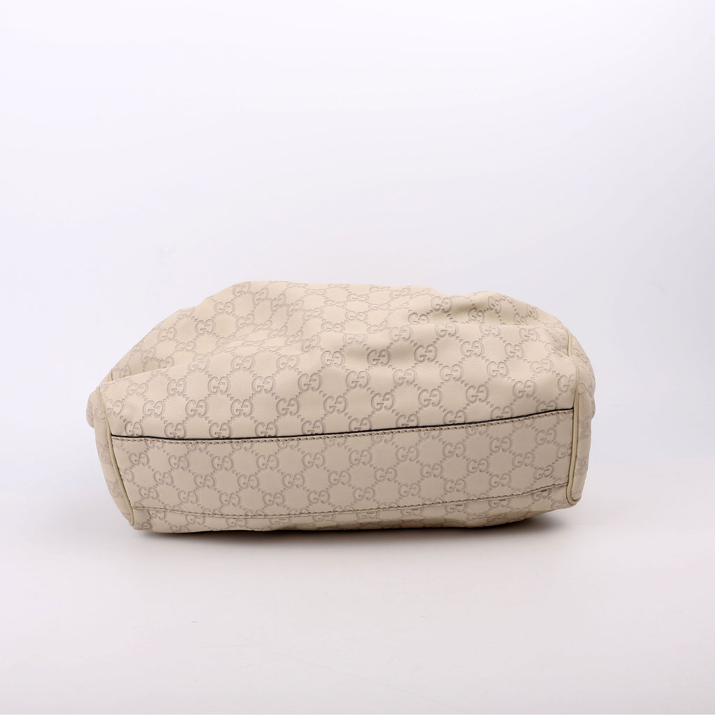 211944 Sukey GG Leather Medium Cream