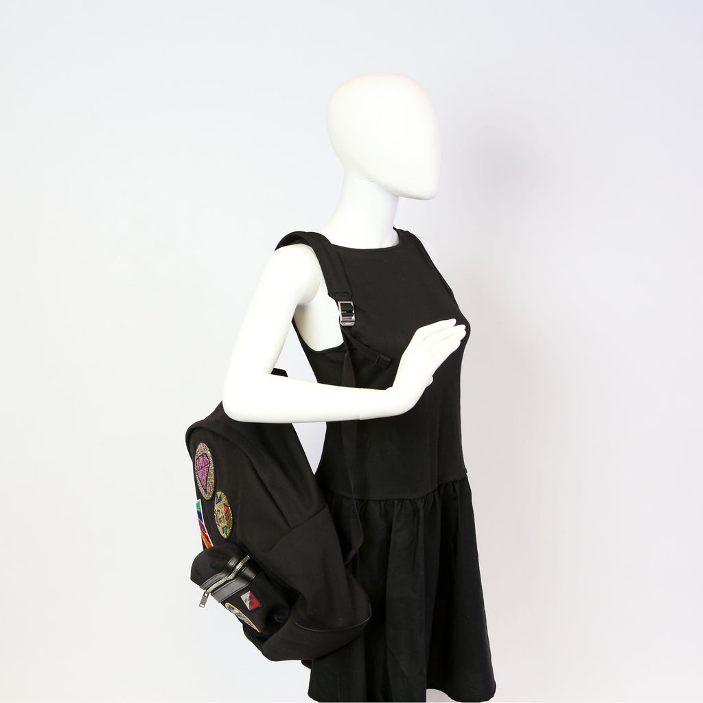 Multi Patch Hunting Backpack Canvas Black