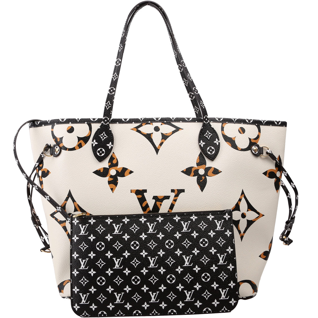 Neverfull With Wallet MM Jungle Black/Orange