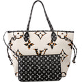 Neverfull With Wallet MM Jungle Black/Orange