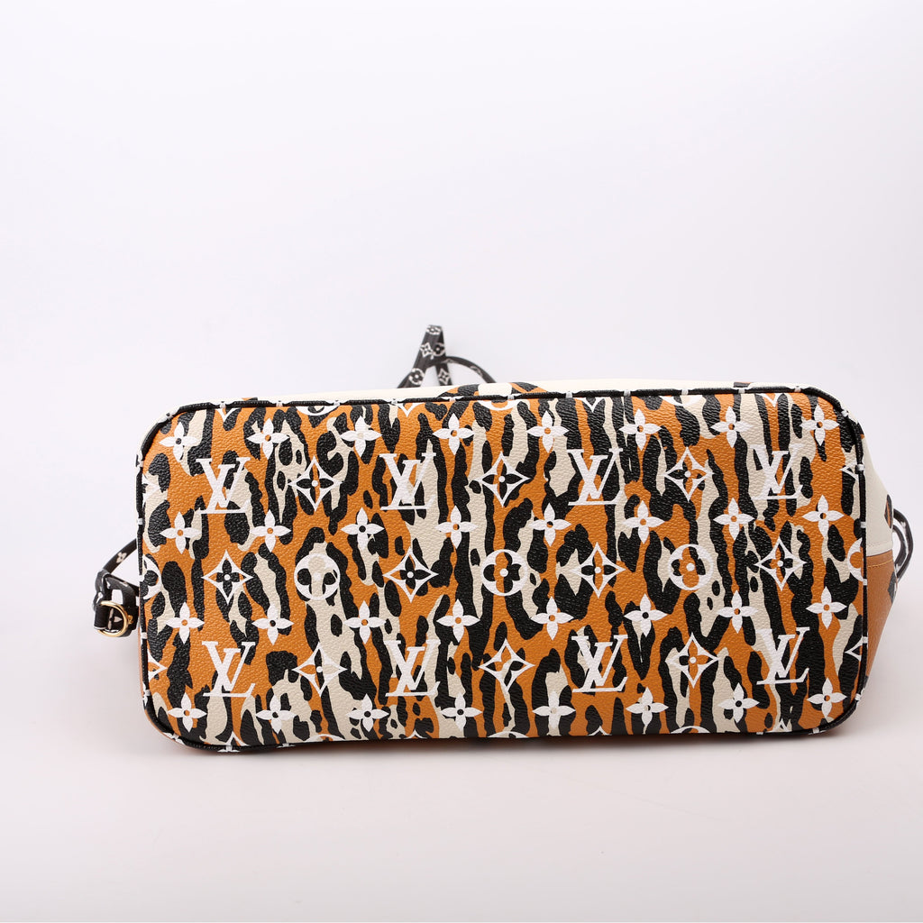 Neverfull With Wallet MM Jungle Black/Orange