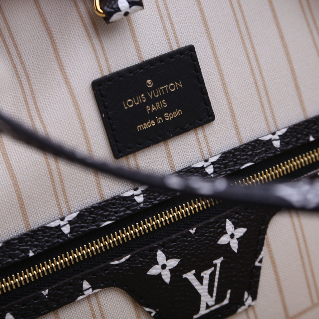 Neverfull With Wallet MM Jungle Black/Orange