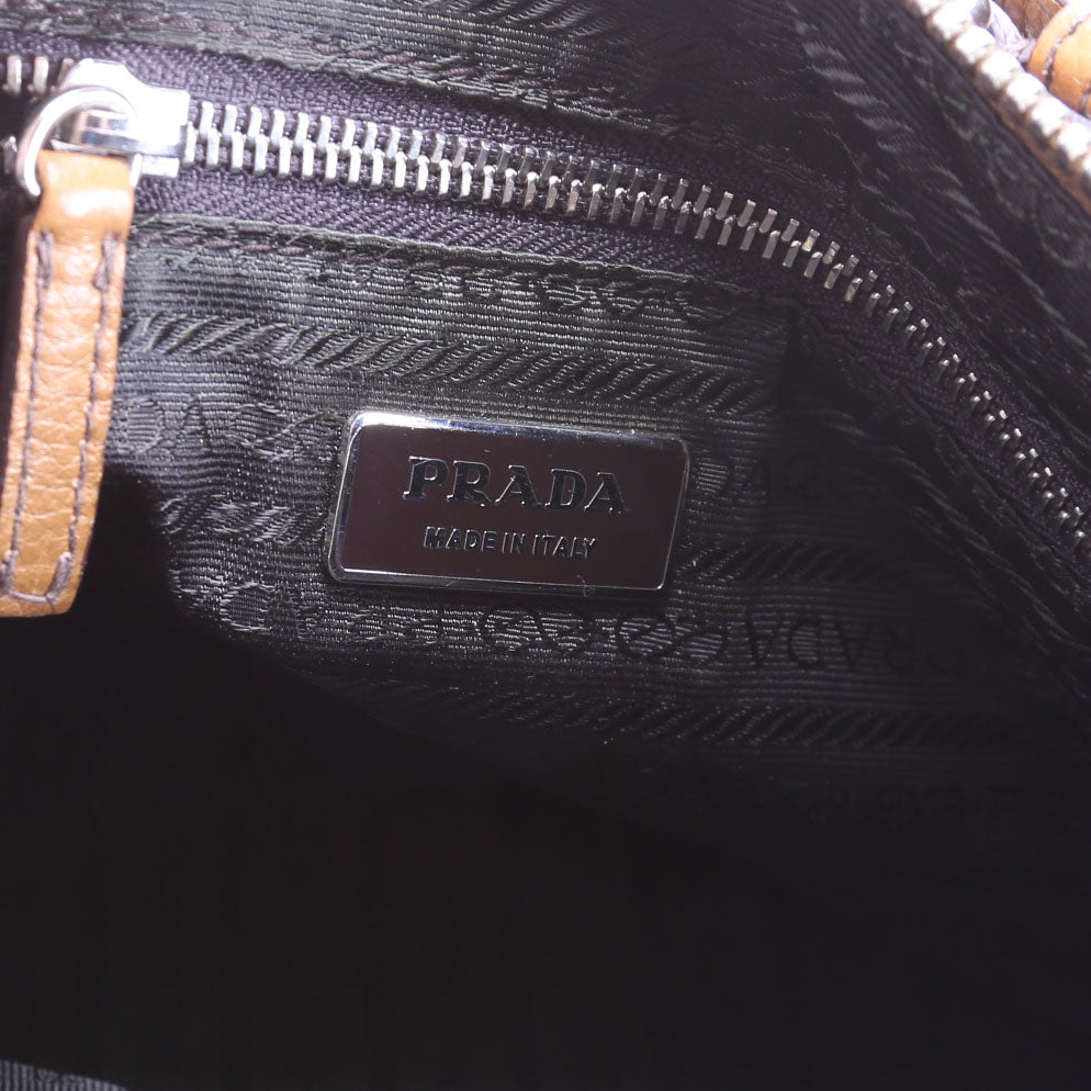 Vitello Daino Small Hobo Vintage Brown