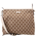 388924 GG Canvas Crossbody White