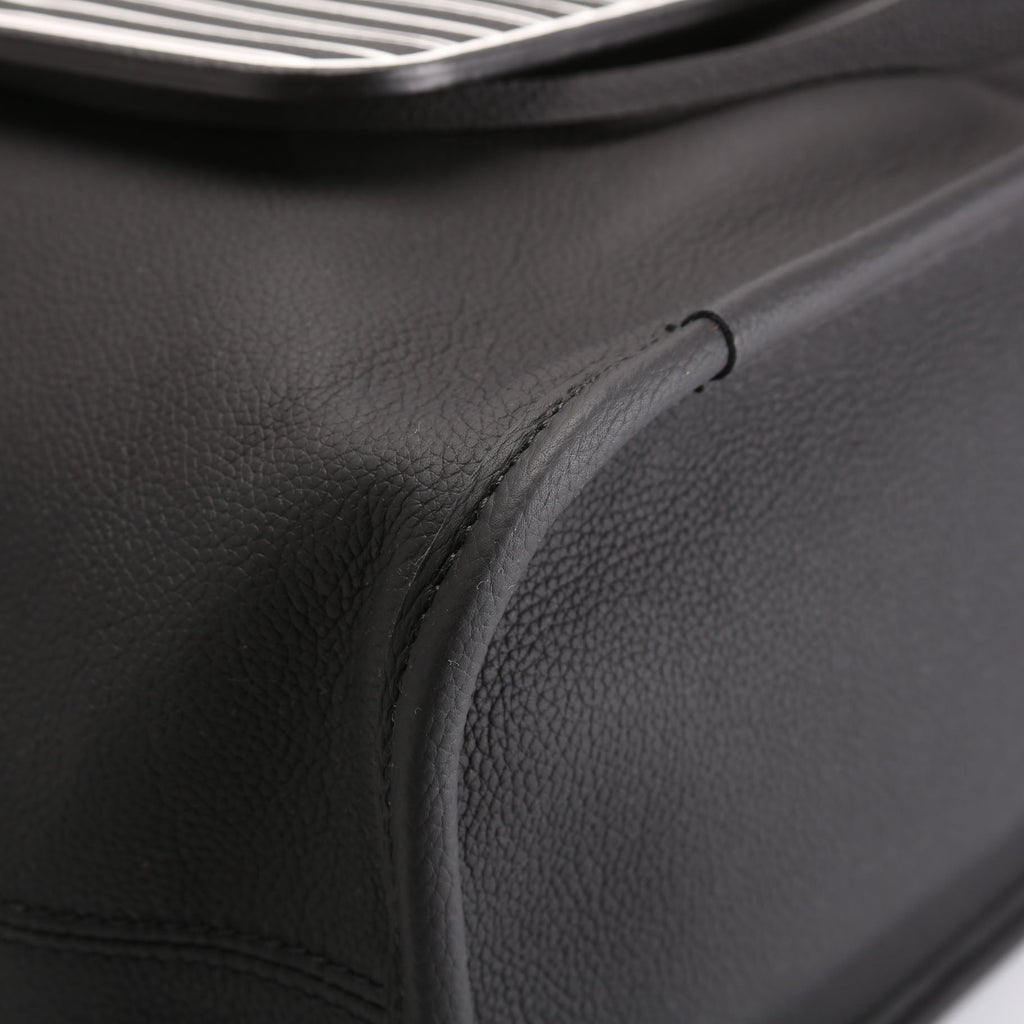 Neverfull MM Inside Out Leather/Monogram Black