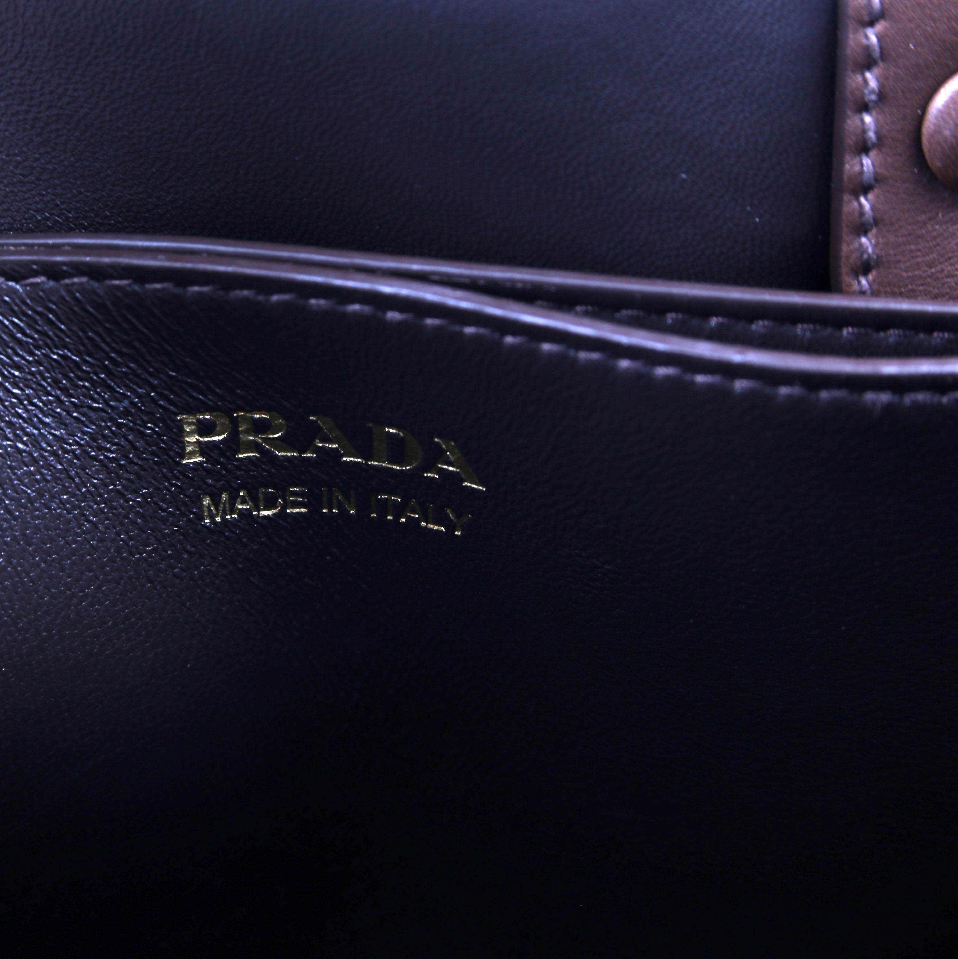 Buckle Bag With Belt Scamosciate Small Brown