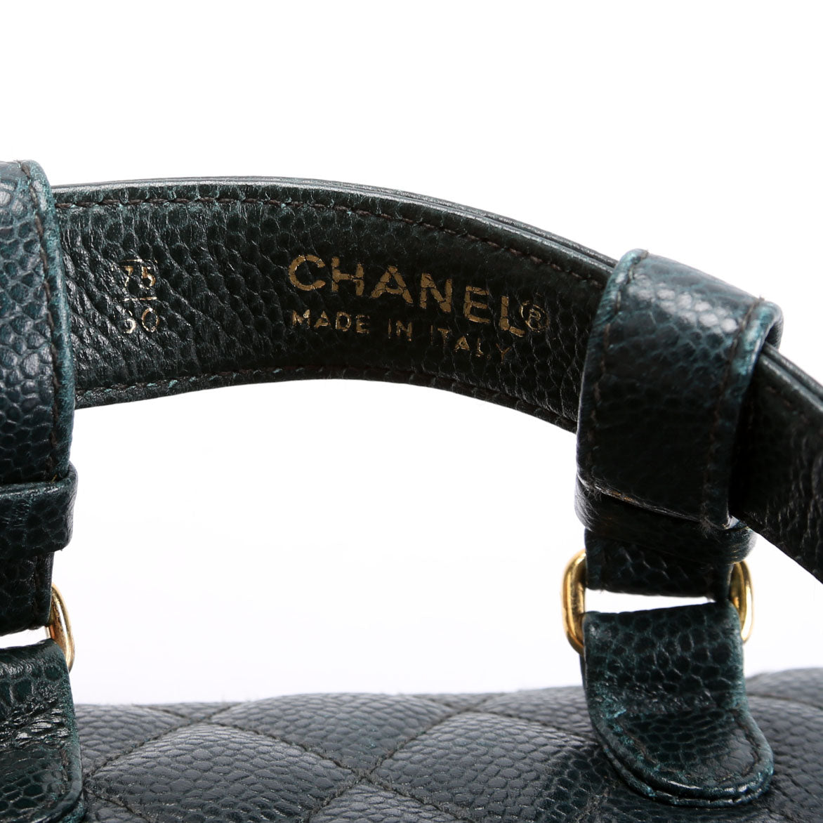 CC Turnlock Waist Belt Bag Vintage Size 75/30 Green