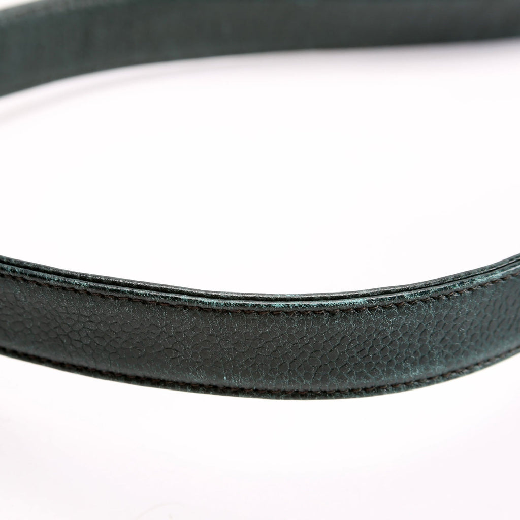 CC Turnlock Waist Belt Bag Vintage Size 75/30 Green